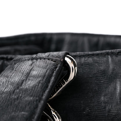 Chanel Crinkled Coated Canvas Le Marais Large Tote Black 14 of 16