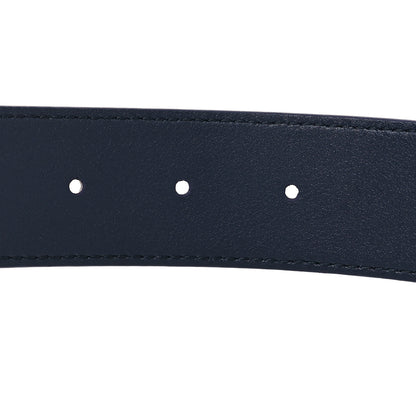 Gucci Moon Calfskin Round Plaque 35mm Belt 100 40 Navy 4 of 5