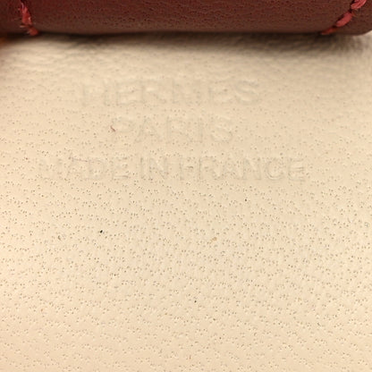 Hermes Milo Lambskin Grigri Rodeo Horse Bag Charm PM Nata Rouge H Black 4 of 5