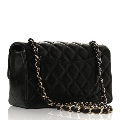 Chanel Lambskin Quilted Mini Rectangular Flap Black 3 of 14