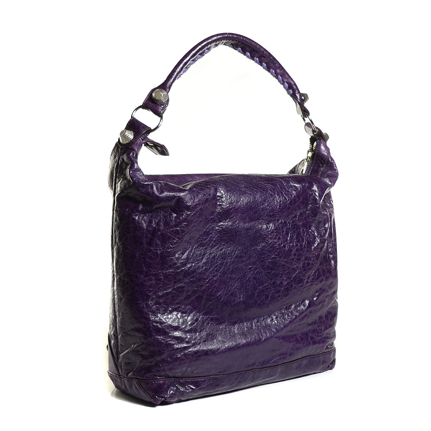 Chevre Giant 21 Silver Hardware Day Hobo Violet