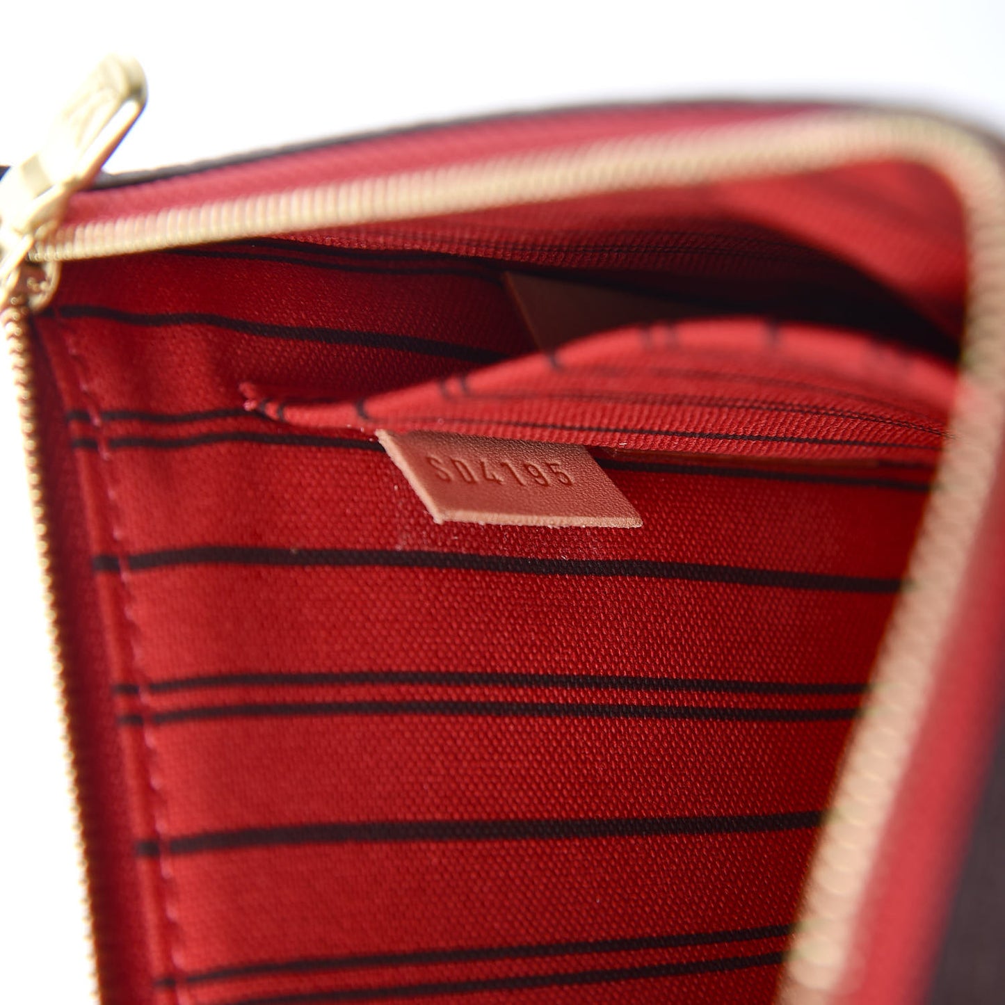 Monogram Neverfull MM GM Pochette Cherry