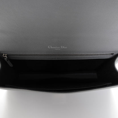 Christian Dior Grained Calfskin Large Diorama Flap Bag Grey 5 of 6
