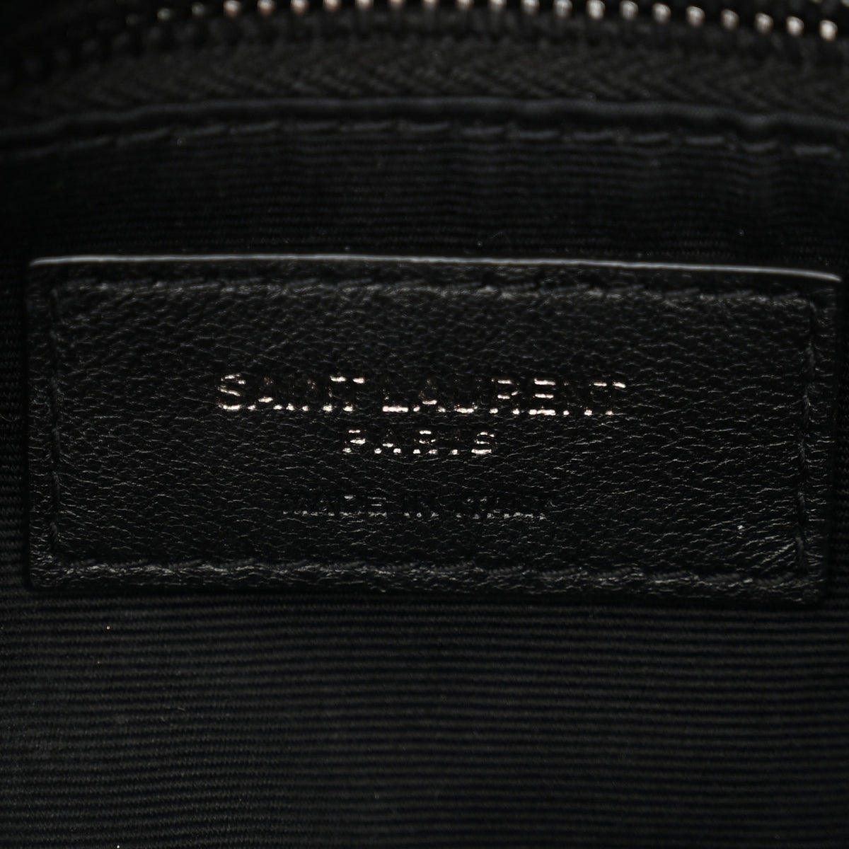 Lambskin Quilted Toy Loulou Puffer Monogram Monochrome Chain Satchel Black