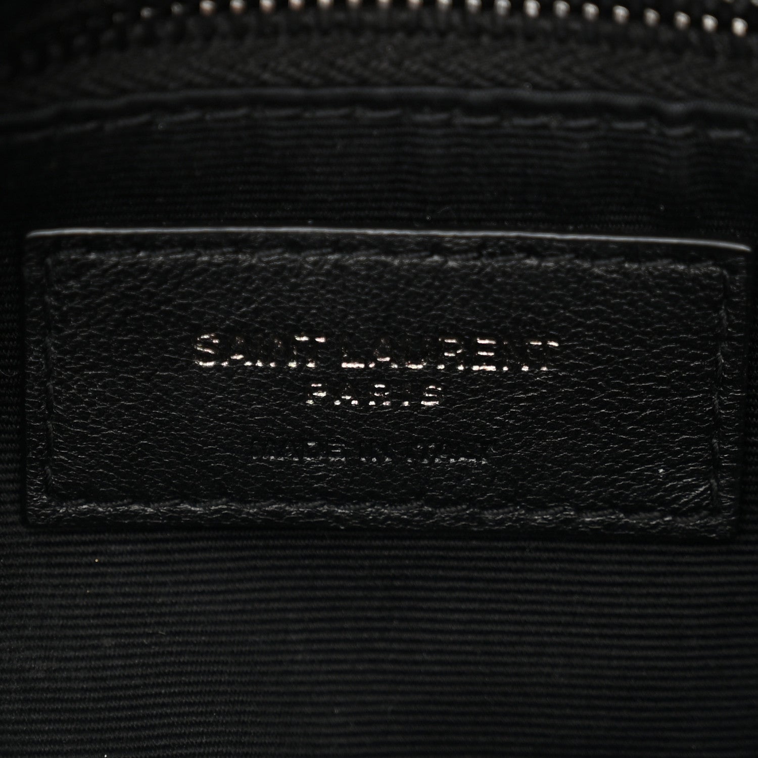 Saint Laurent Lambskin Quilted Toy Loulou Puffer Monogram Monochrome Chain Satchel Black 6 of 9