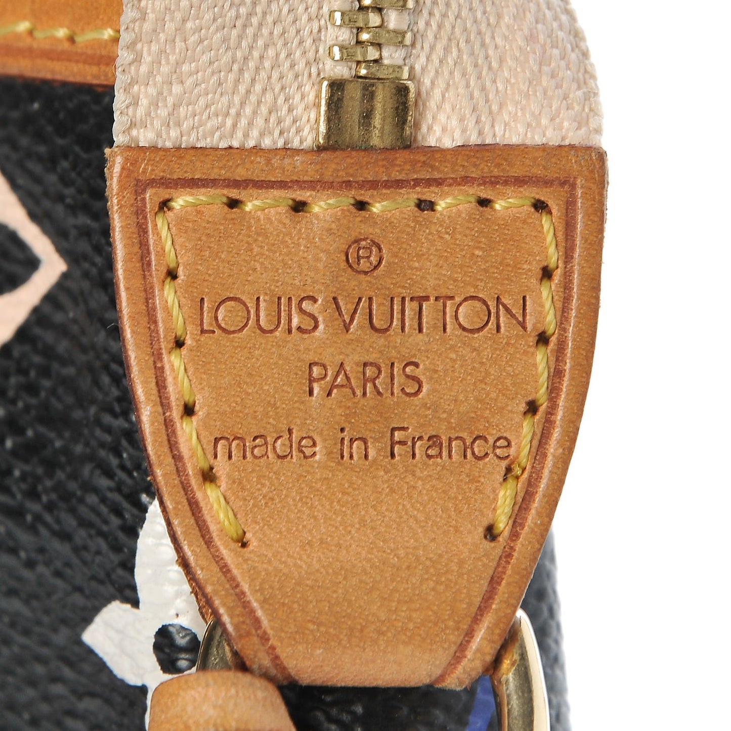 Monogram Multicolor Pochette Accessories Black