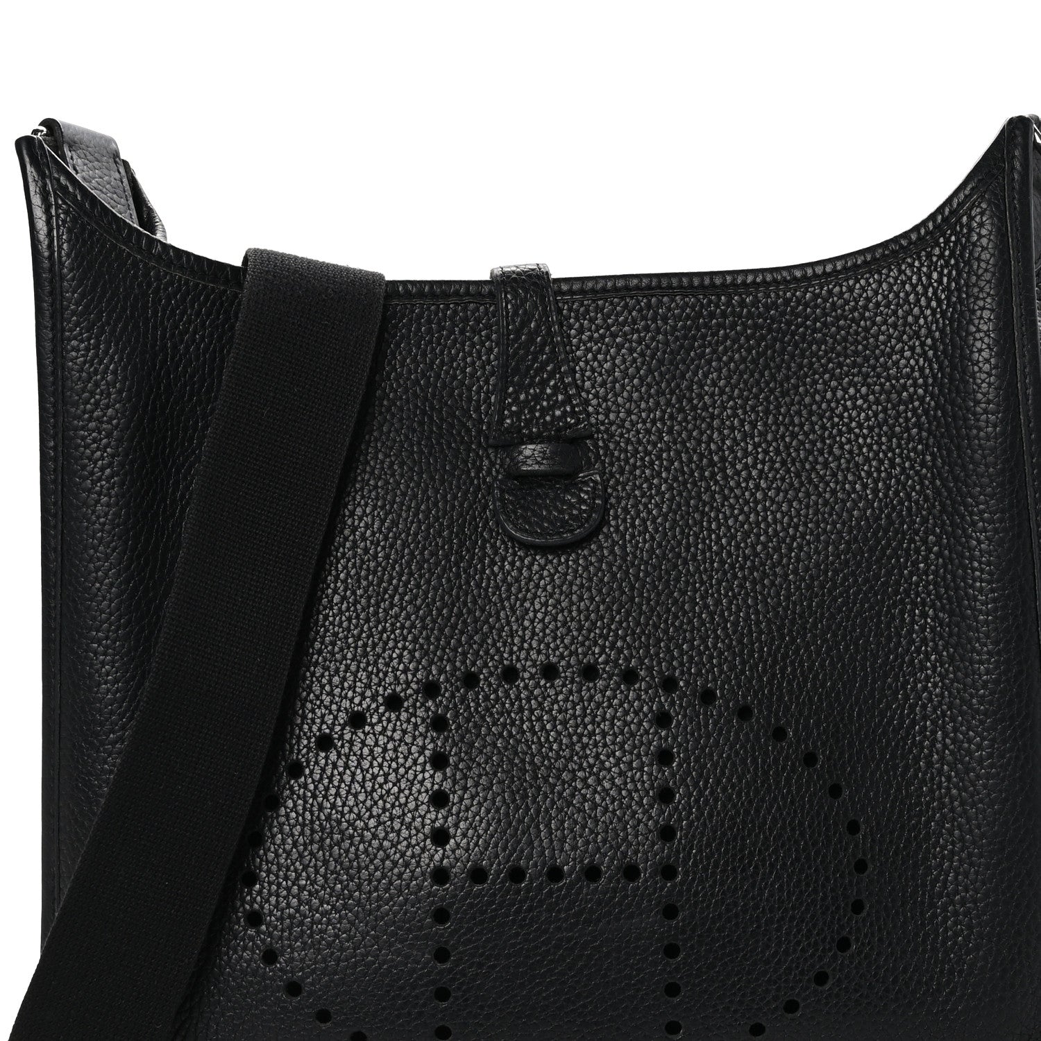Hermes Taurillon Clemence Evelyne II PM Black 8 of 10