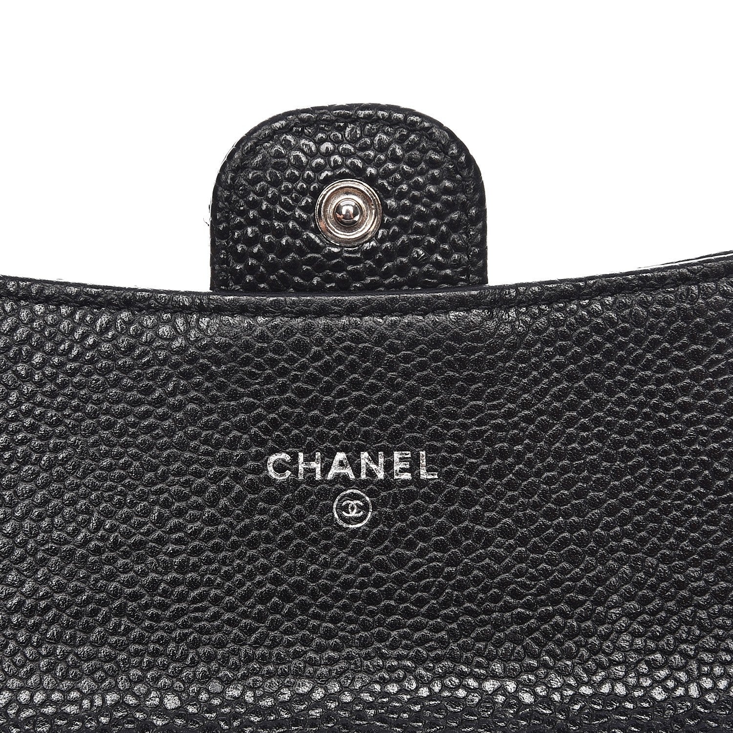 Chanel Caviar Quilted Small Flap Wallet Black 6 of 8