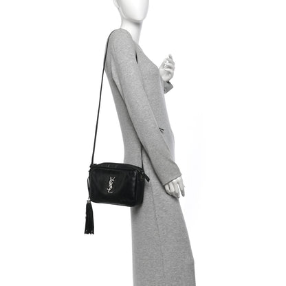 Saint Laurent Calfskin Monogram Lou Camera Bag Black 2 of 10