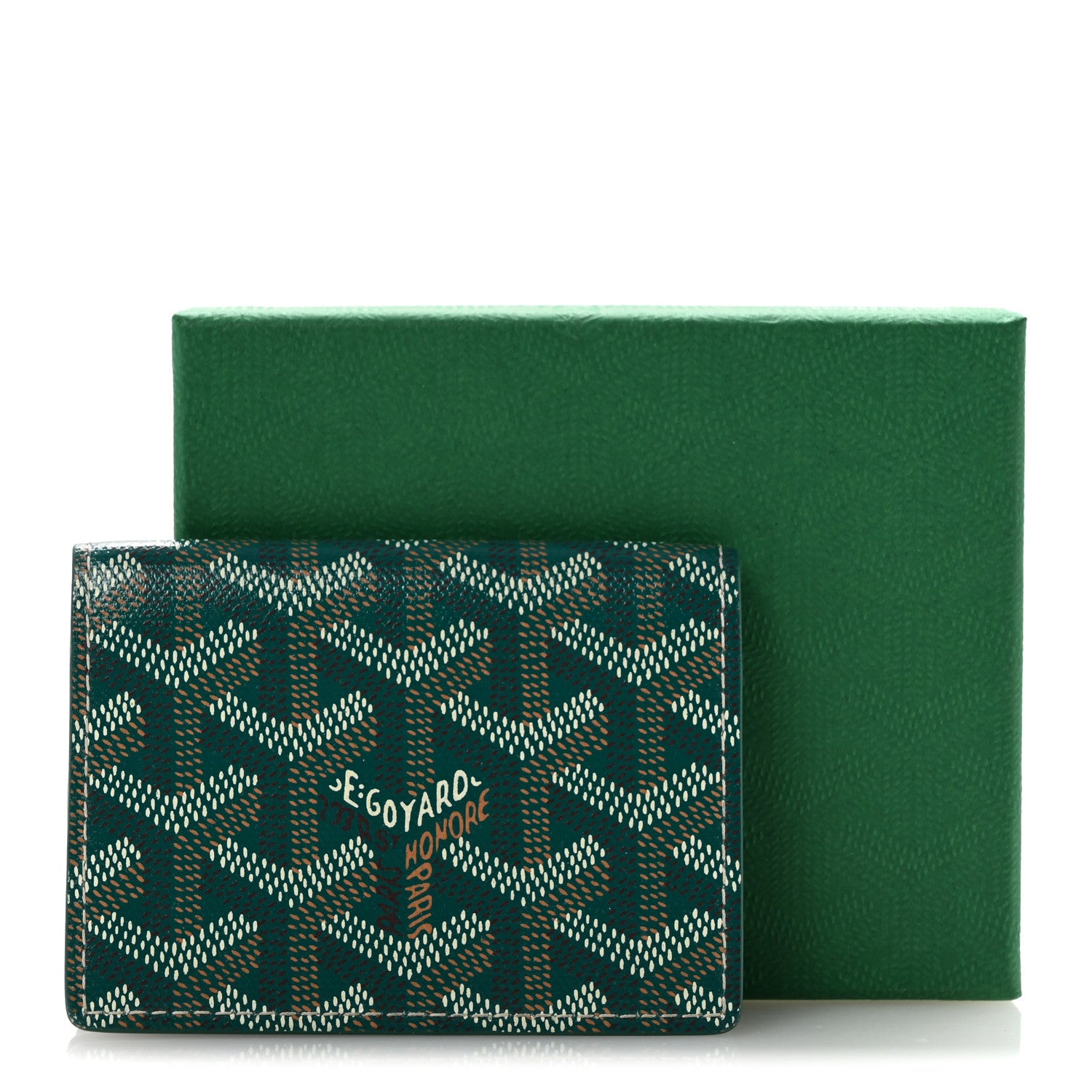 Goyard Goyardine Business Card Holder Green 10 of 10
