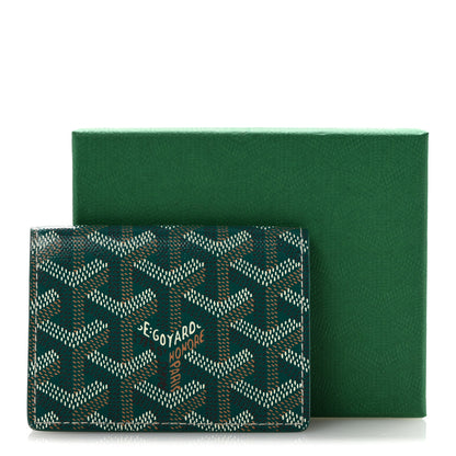 Goyard Goyardine Business Card Holder Green 10 of 10