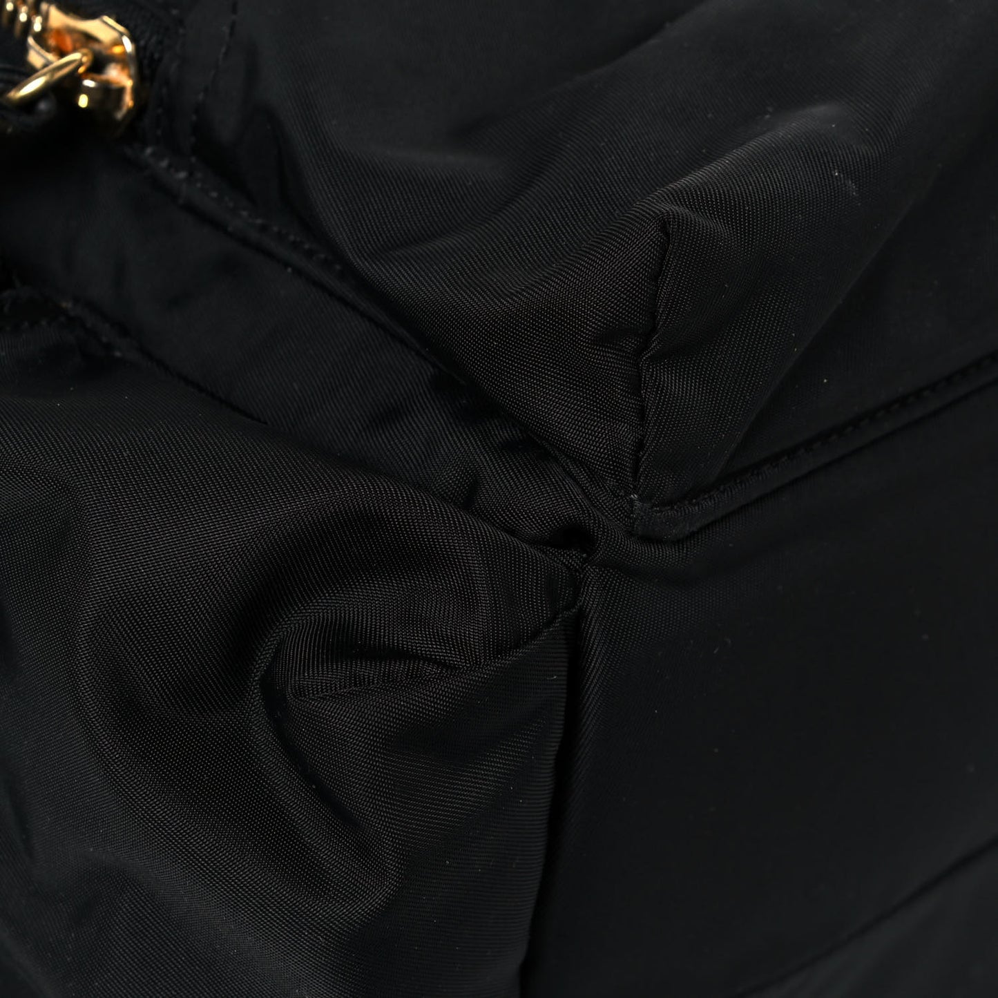 Nylon Medium Rucksack Backpack Black