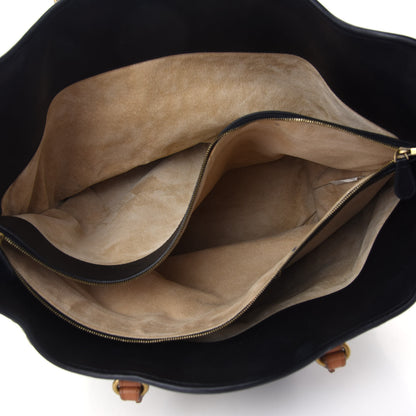 Bottega Veneta Nappa Intrecciato Shopper Tote Black White 5 of 9