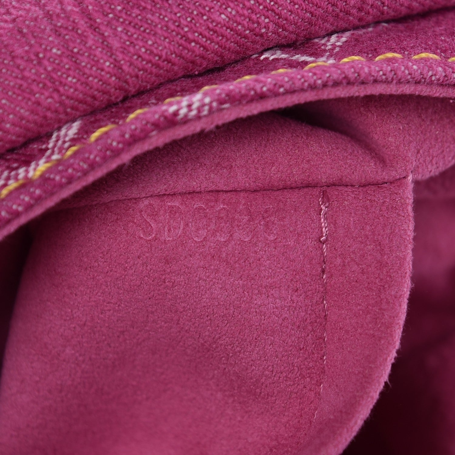 Louis Vuitton Monogram Denim Mini Pleaty Fuchsia 7 of 7