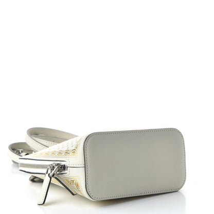 Gucci X SEGA Calfskin GUCCY Stars Mini Dome Shoulder Bag Mystic White Gold 2 of 11
