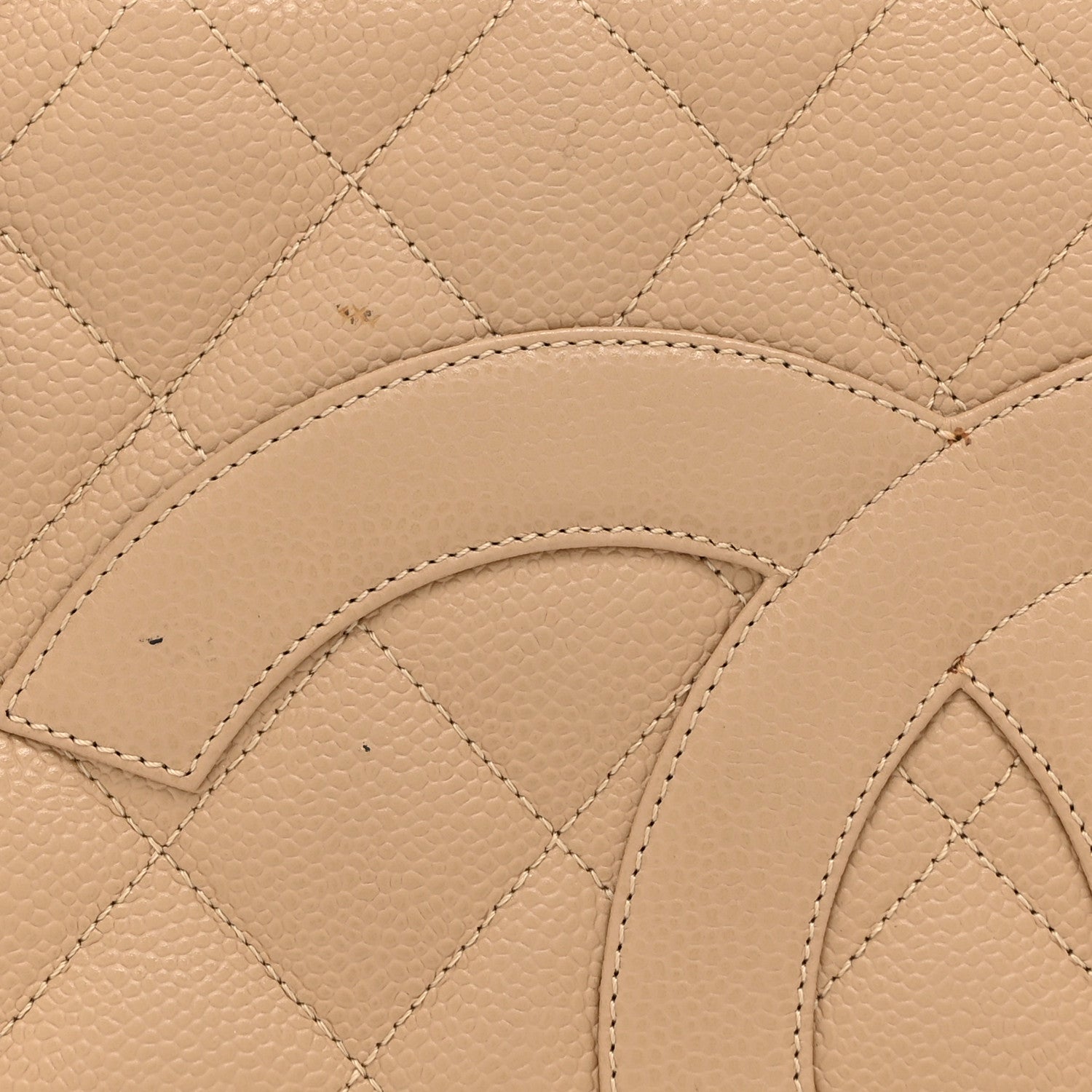 Chanel Caviar Quilted Medallion Tote Beige 11 of 15