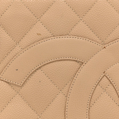 Chanel Caviar Quilted Medallion Tote Beige 11 of 15