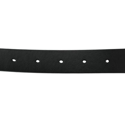 Christian Dior Calfskin 30 Montaigne Cut-Out CD Belt 95/38 Black 5 of 6