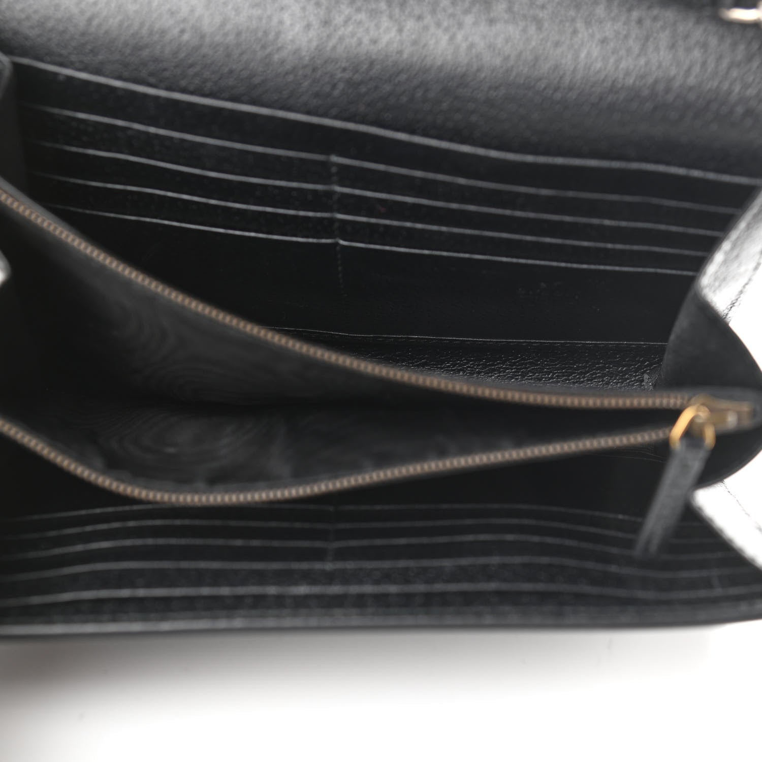 Gucci Calfskin Web Mini Dionysus Chain Wallet Black 5 of 10