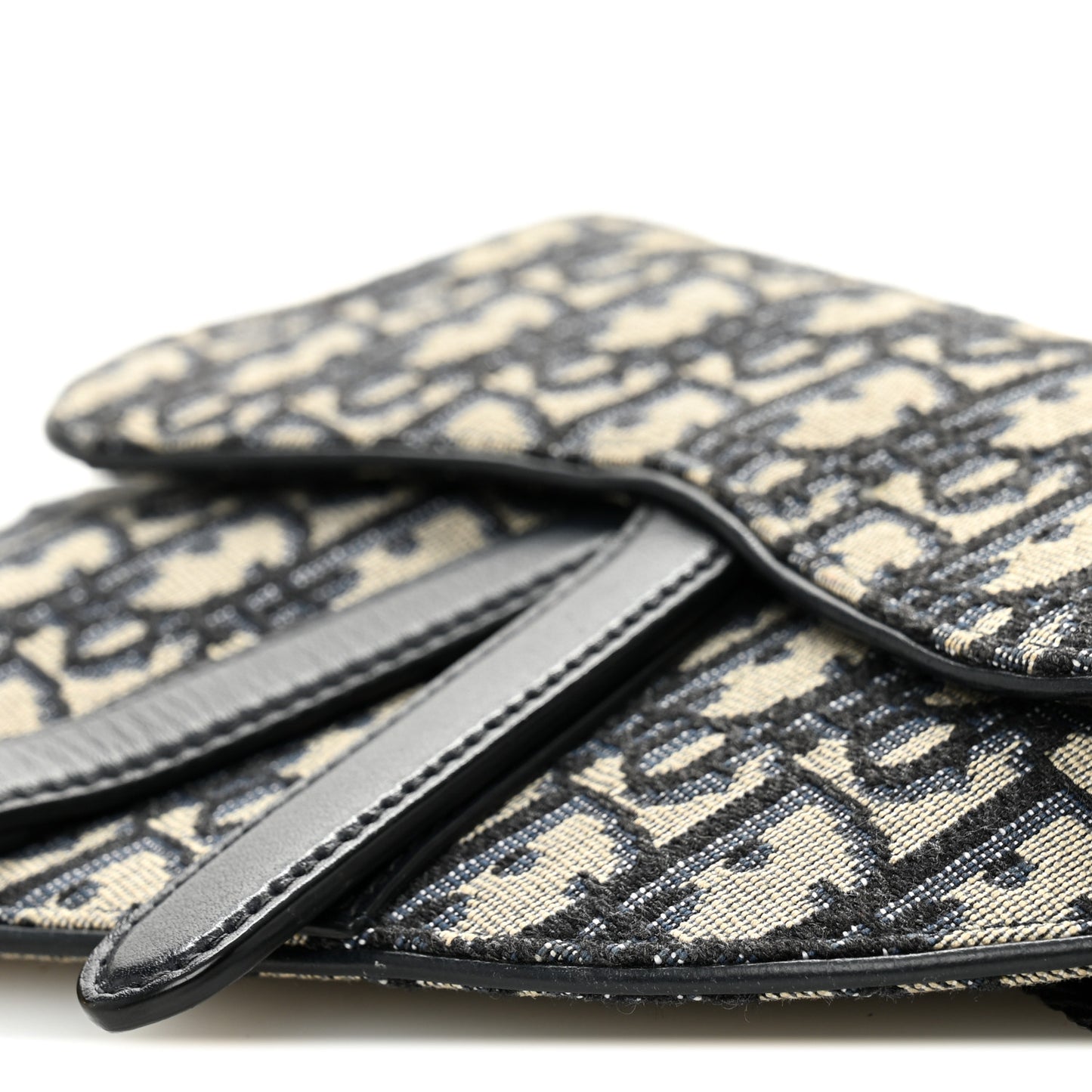 Oblique Saddle Belt Pouch Blue