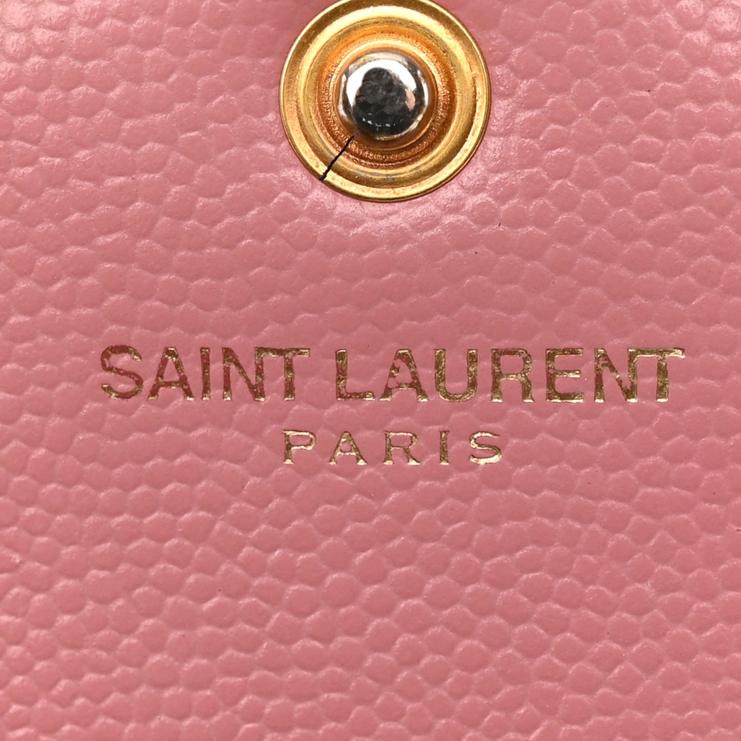 Grain De Poudre Matelasse Chevron Monogram Chain Wallet Tender Pink