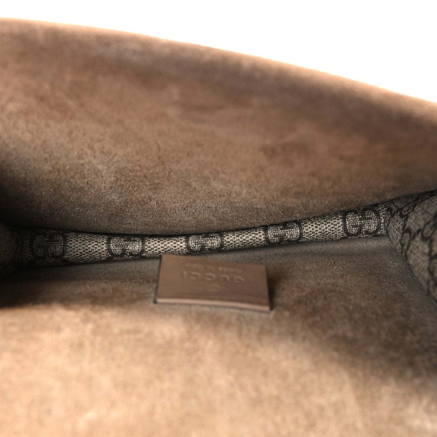 GG Supreme Monogram Mini Dionysus Shoulder Bag Taupe