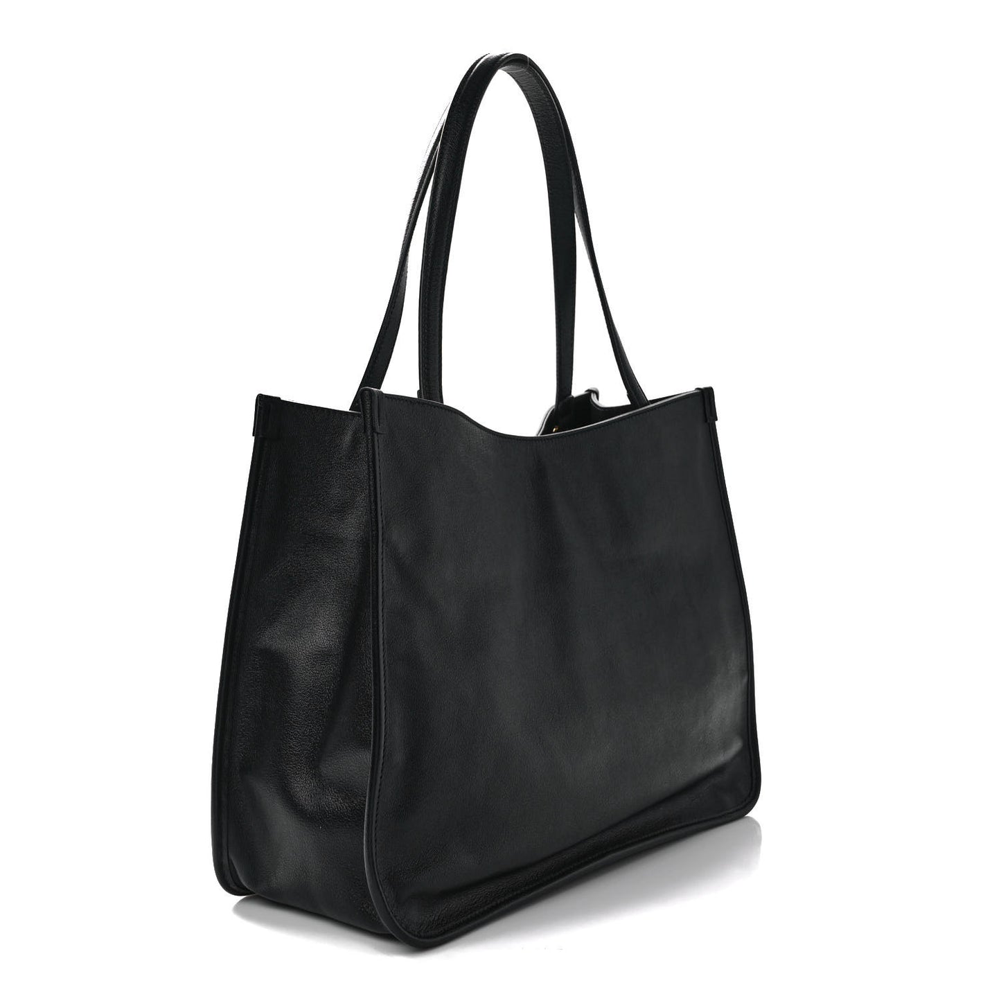 New Sakai Calfskin Lux Horsebit 1955 Tote Bag Black