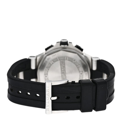 Bulgari Stainless Steel Rubber 42mm Diagono Chronograph Automatic Watch Black 3 of 5