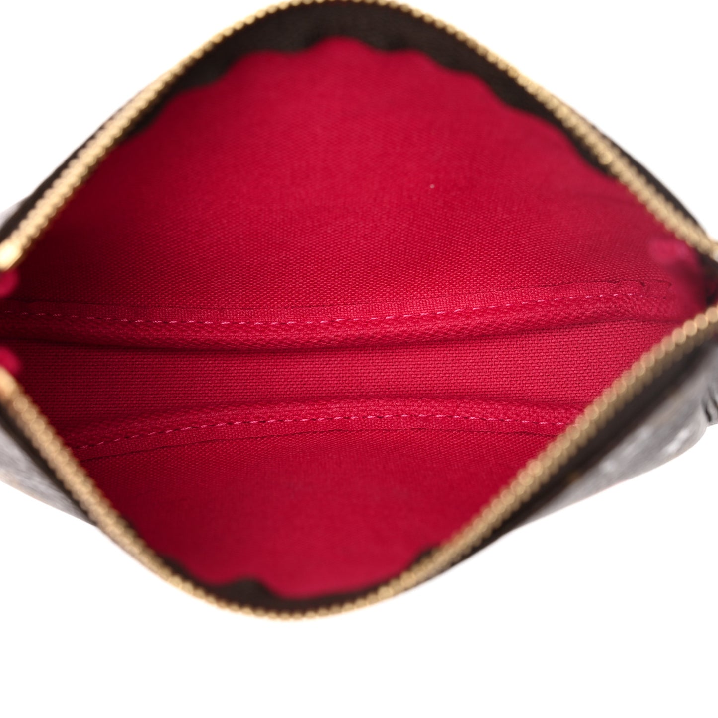 Monogram 2019 Christmas Animation Mini Courchevel Pochette Accessories Fuchsia