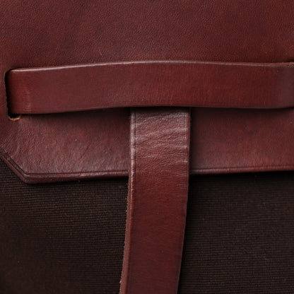 Hermes Toile Vache Calfskin Herbag 30 PM Backpack Havane 18 of 22