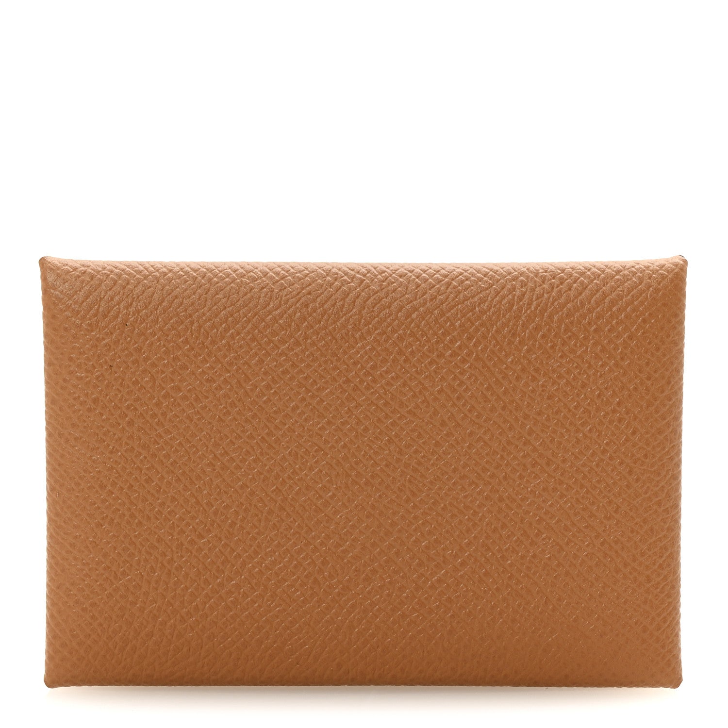 Hermes Epsom Calvi Card Case Gold 1 of 6