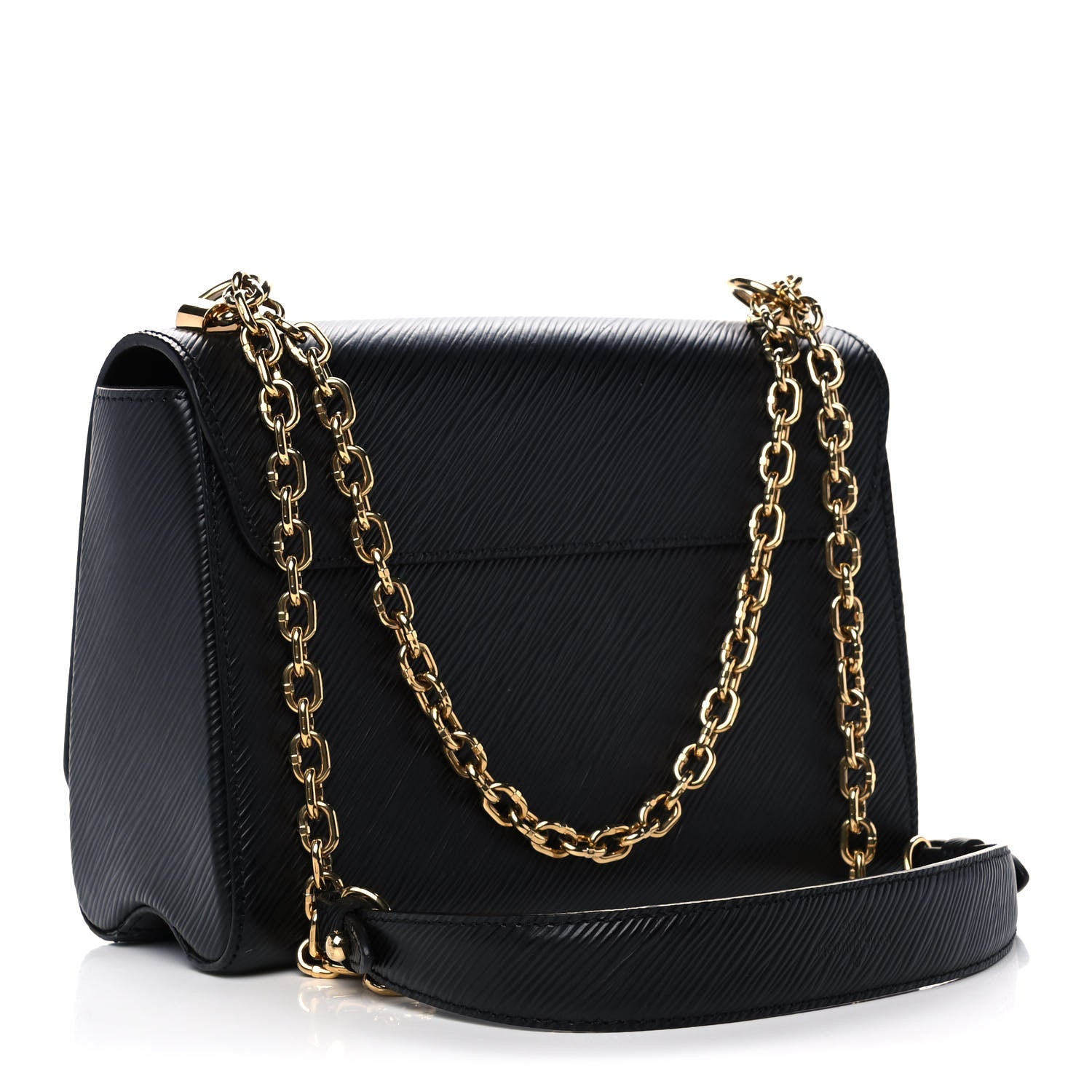 Louis Vuitton Epi Twist Shoulder Bag MM Black 3 of 10