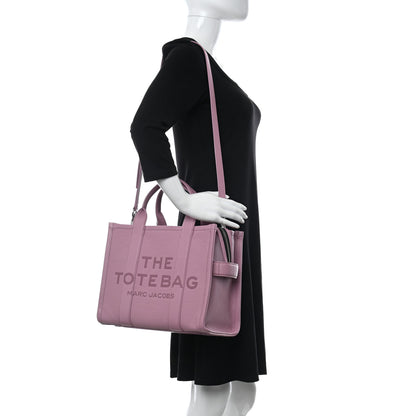 Marc Jacobs Grained Calfskin Medium The Tote Bag Lilas 2 of 11