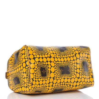 Louis Vuitton Monogram Kusama Town Speedy 30 Yellow 4 of 7