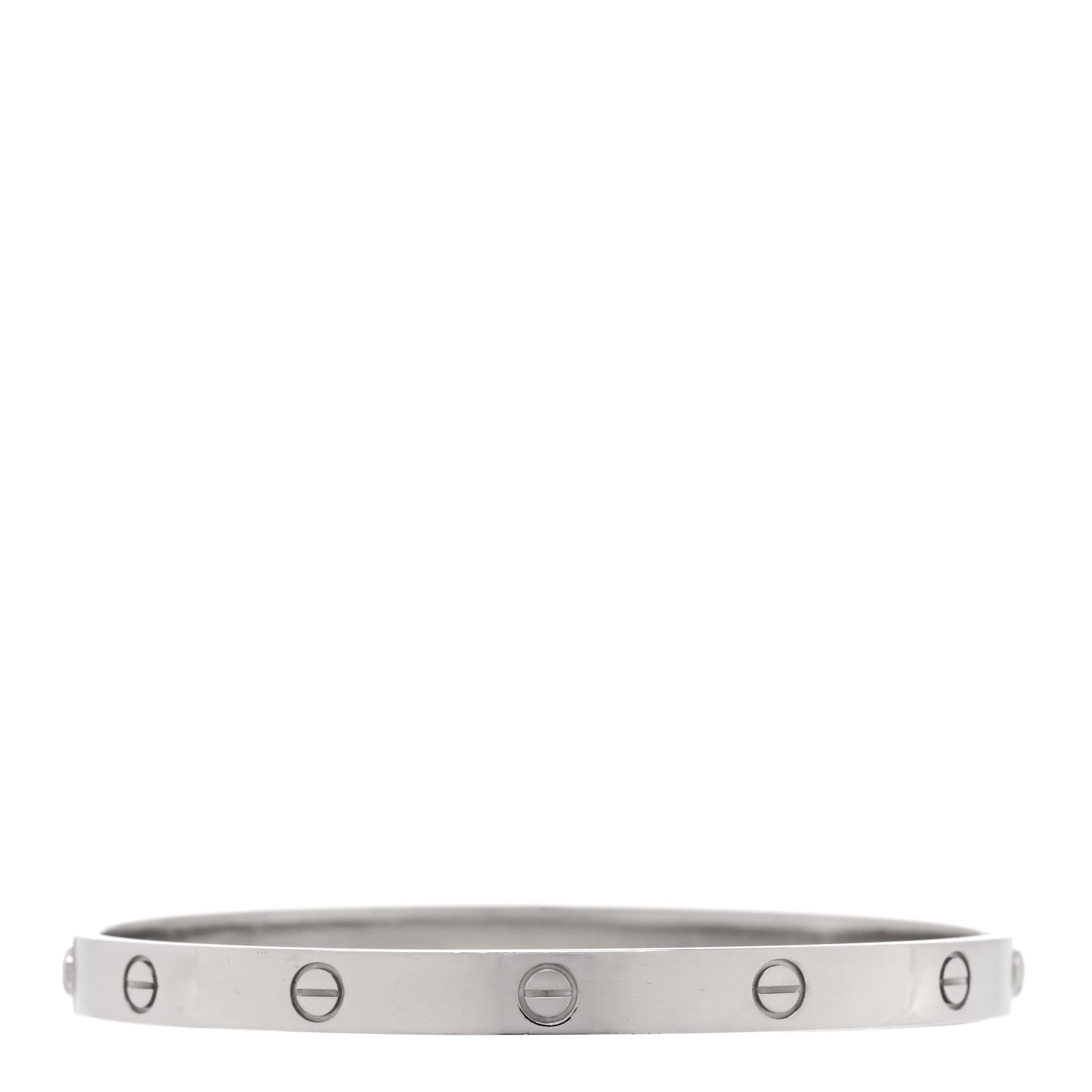18K White Gold LOVE Bracelet 21