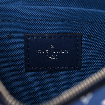 Louis Vuitton Monogram Escale Neverfull MM GM Pochette Blue 6 of 8