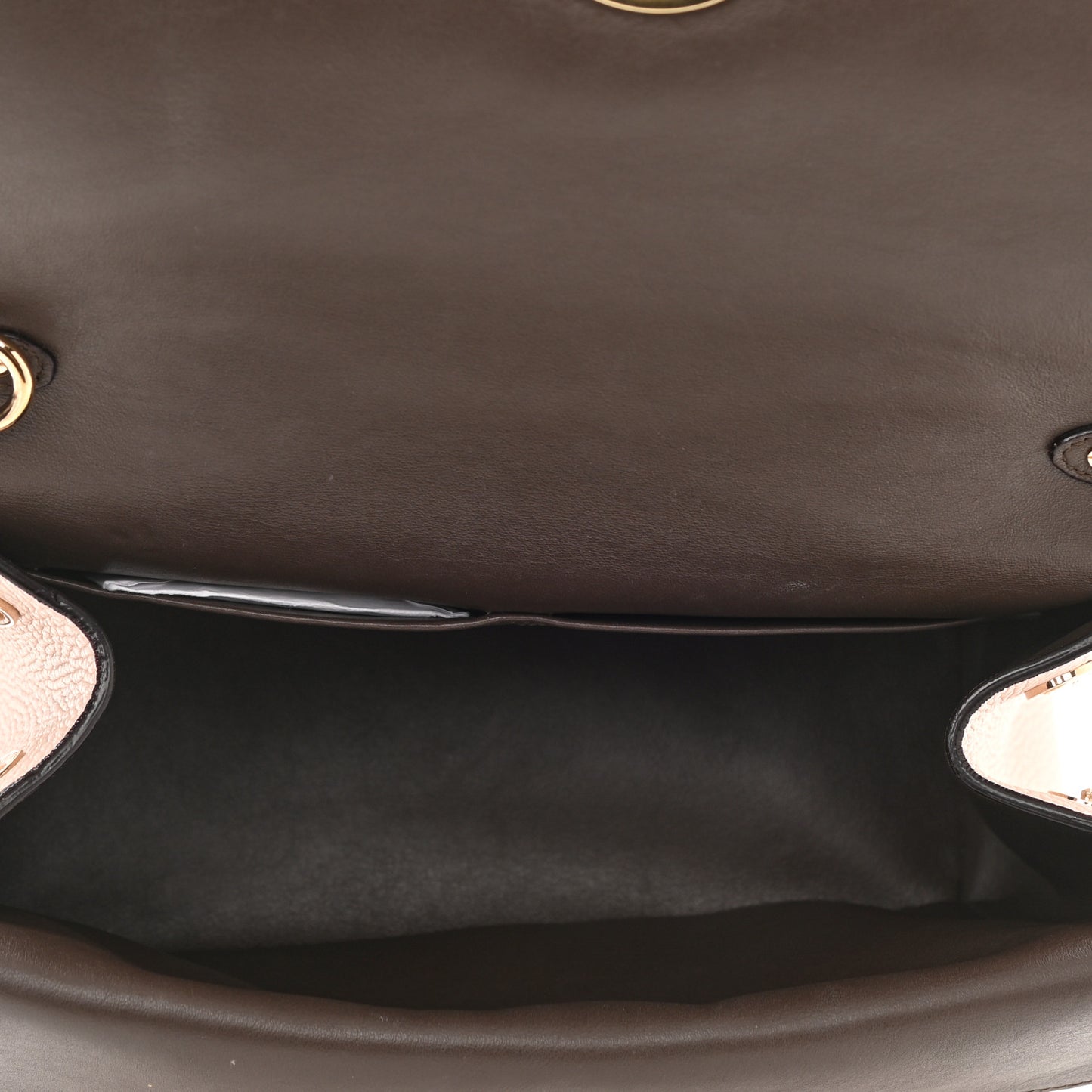 Bullcalf Small Be Dior Flap Rose Poudre
