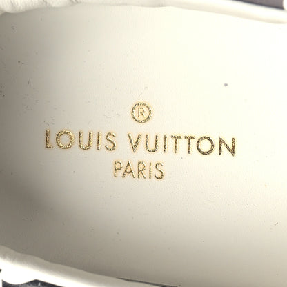 Louis Vuitton Calfskin Monogram Frontrow Sneakers 37 White Black 8 of 8
