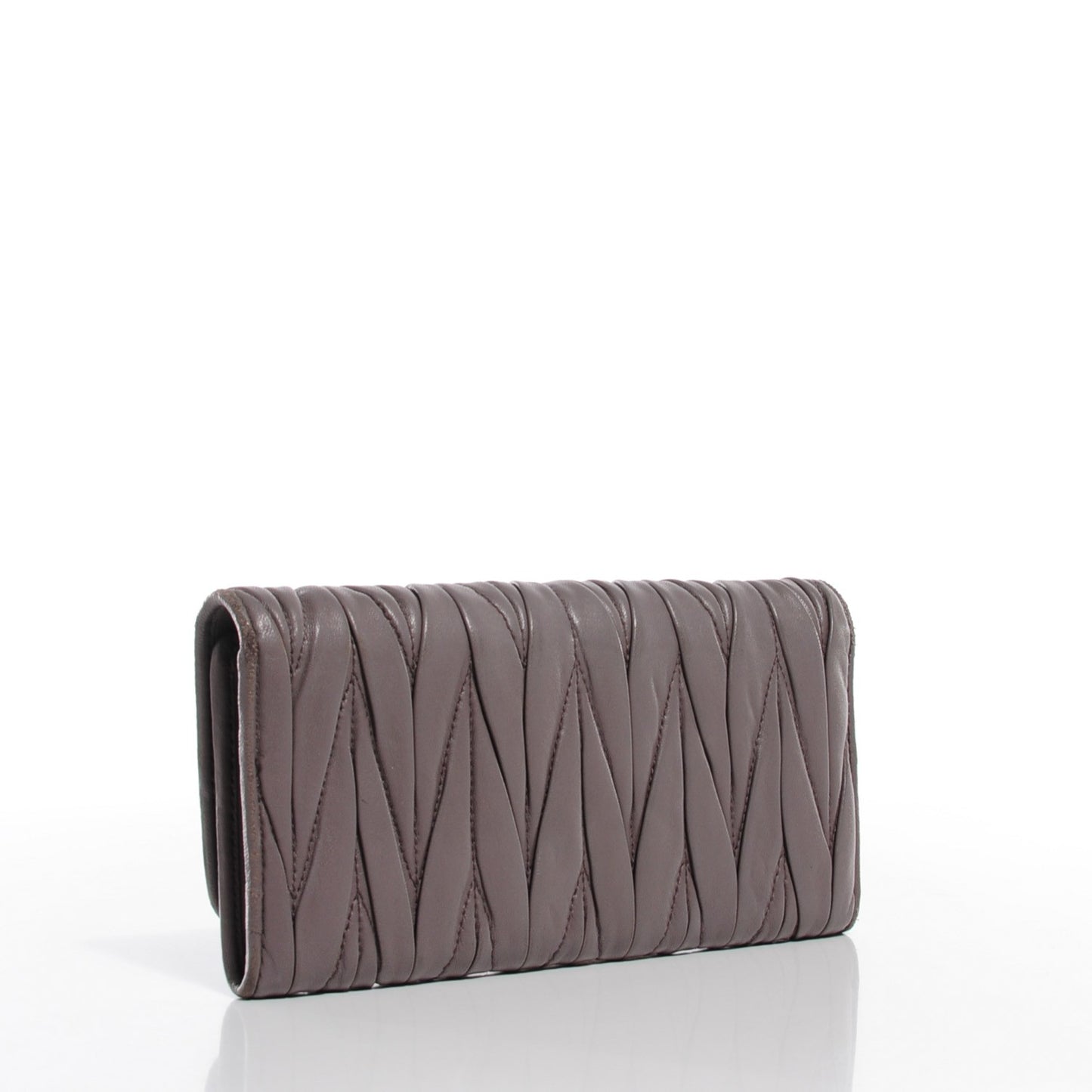 Nappa Matelasse Flap Wallet