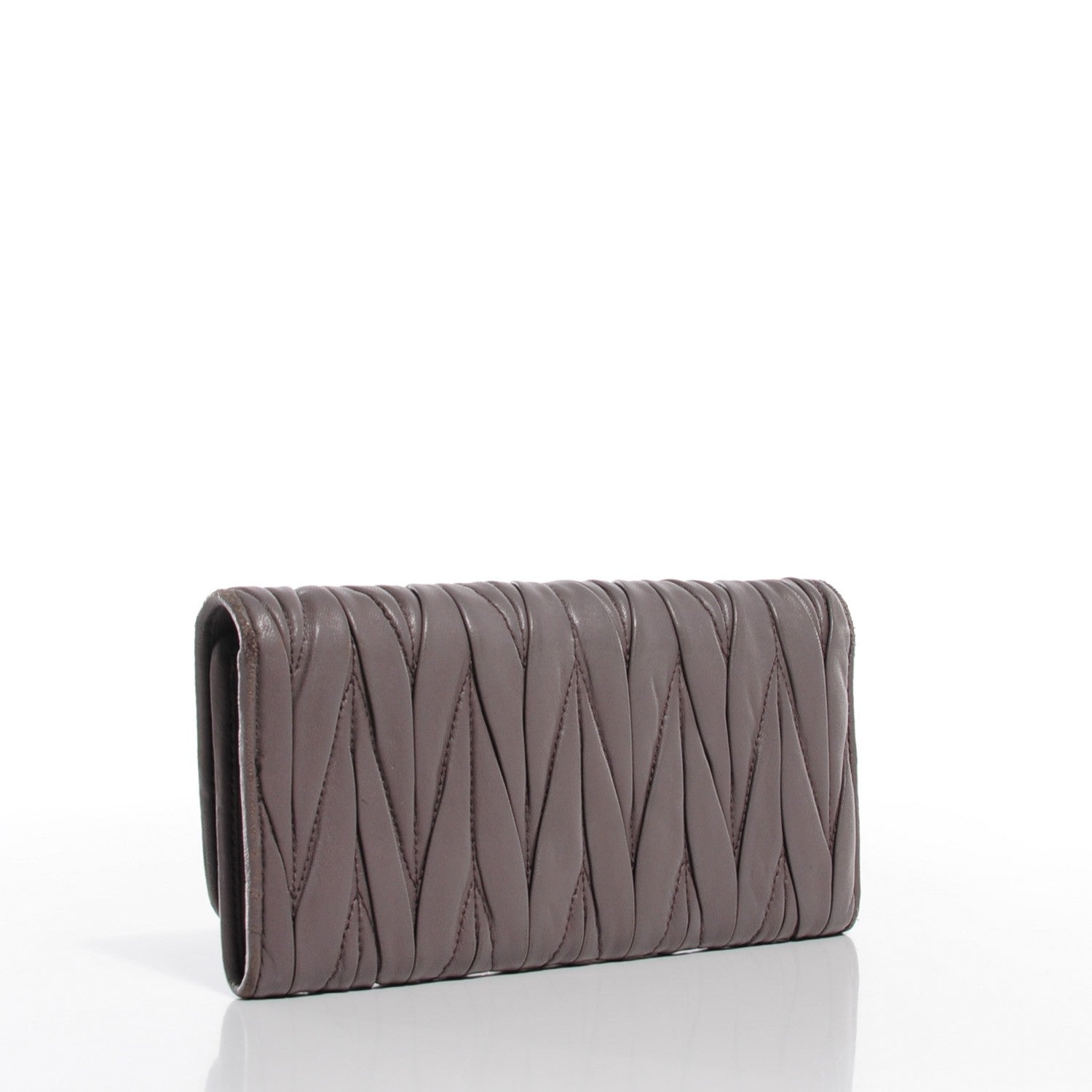 Miu Miu Nappa Matelasse Flap Wallet 3 of 7