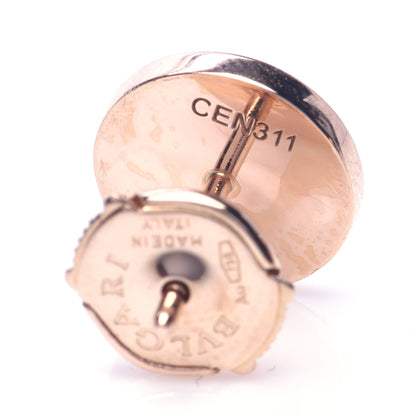 Bulgari 18K Rose Gold Mother of Pearl BVLGARI BVLGARI Stud Earrings 4 of 6