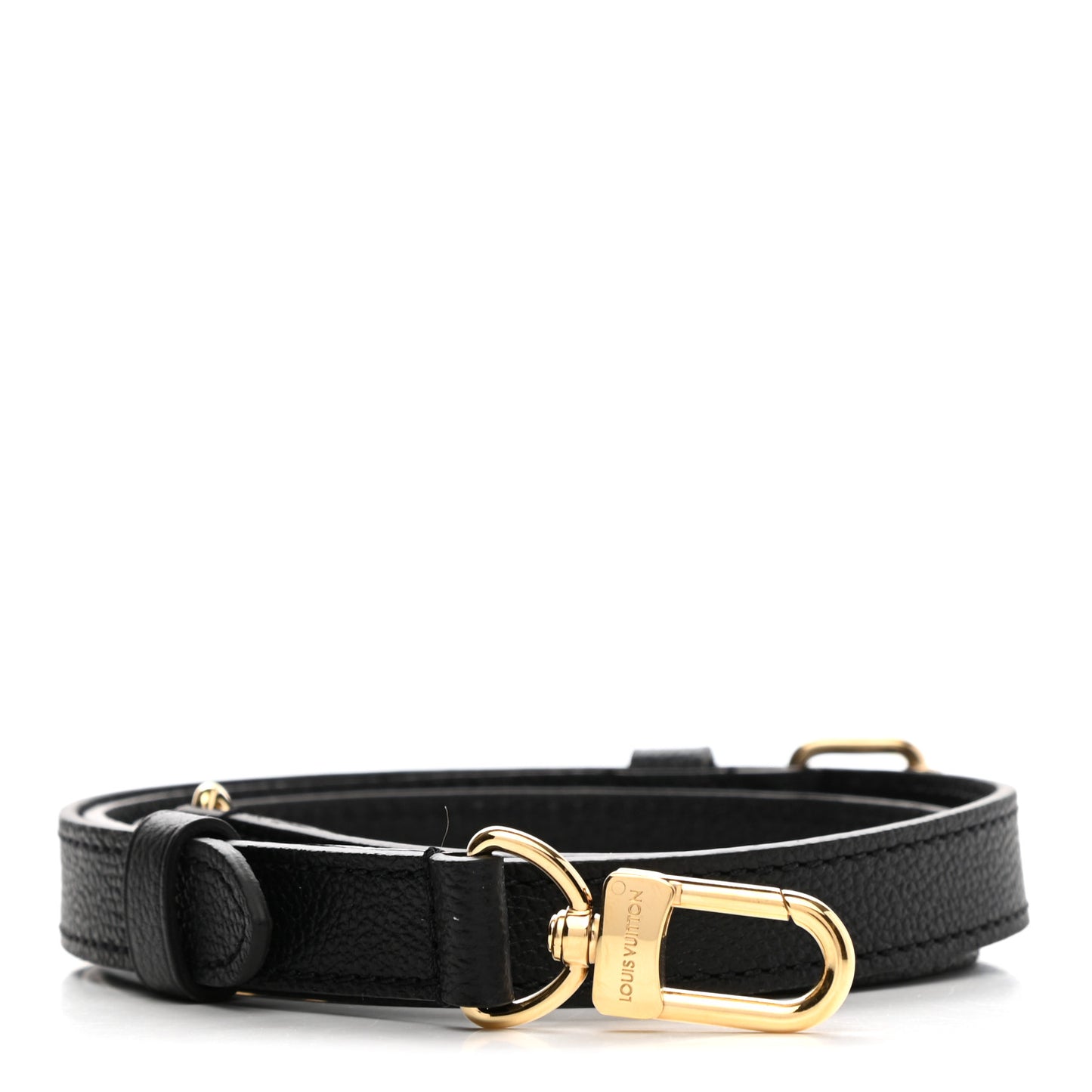 Calfskin 16mm Adjustable Shoulder Strap Black