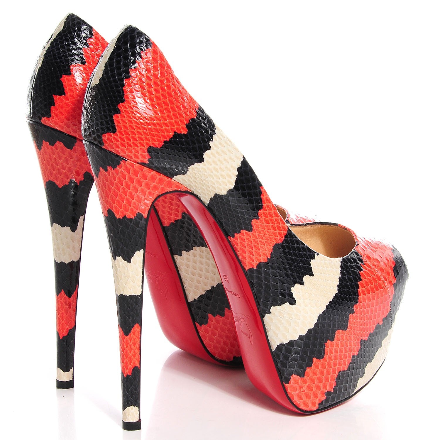 Christian Louboutin Watersnake Highness 160 Pumps 39 Multicolor 4 of 7