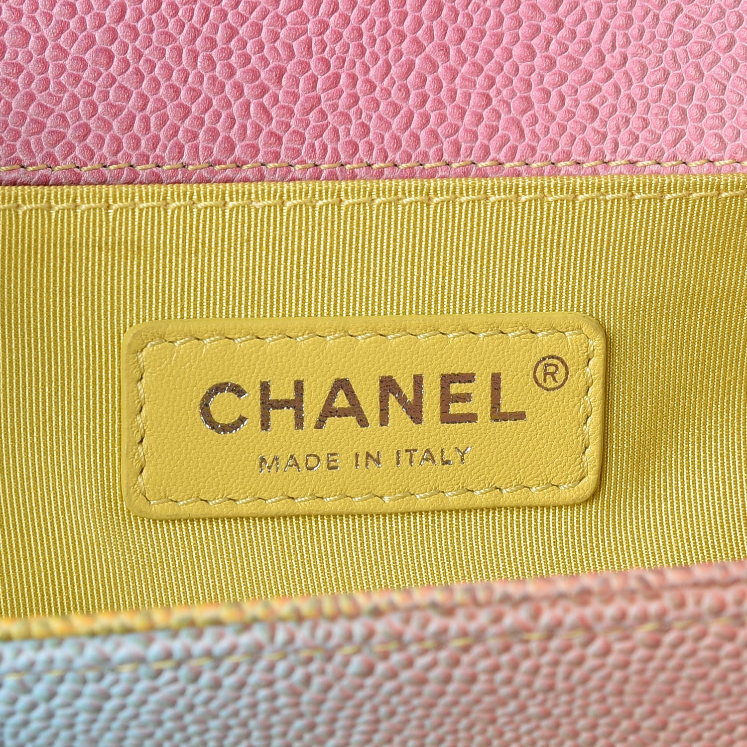 Chanel Caviar Quilted Medium Cuba Rainbow Boy Flap Multicolor 7 of 13