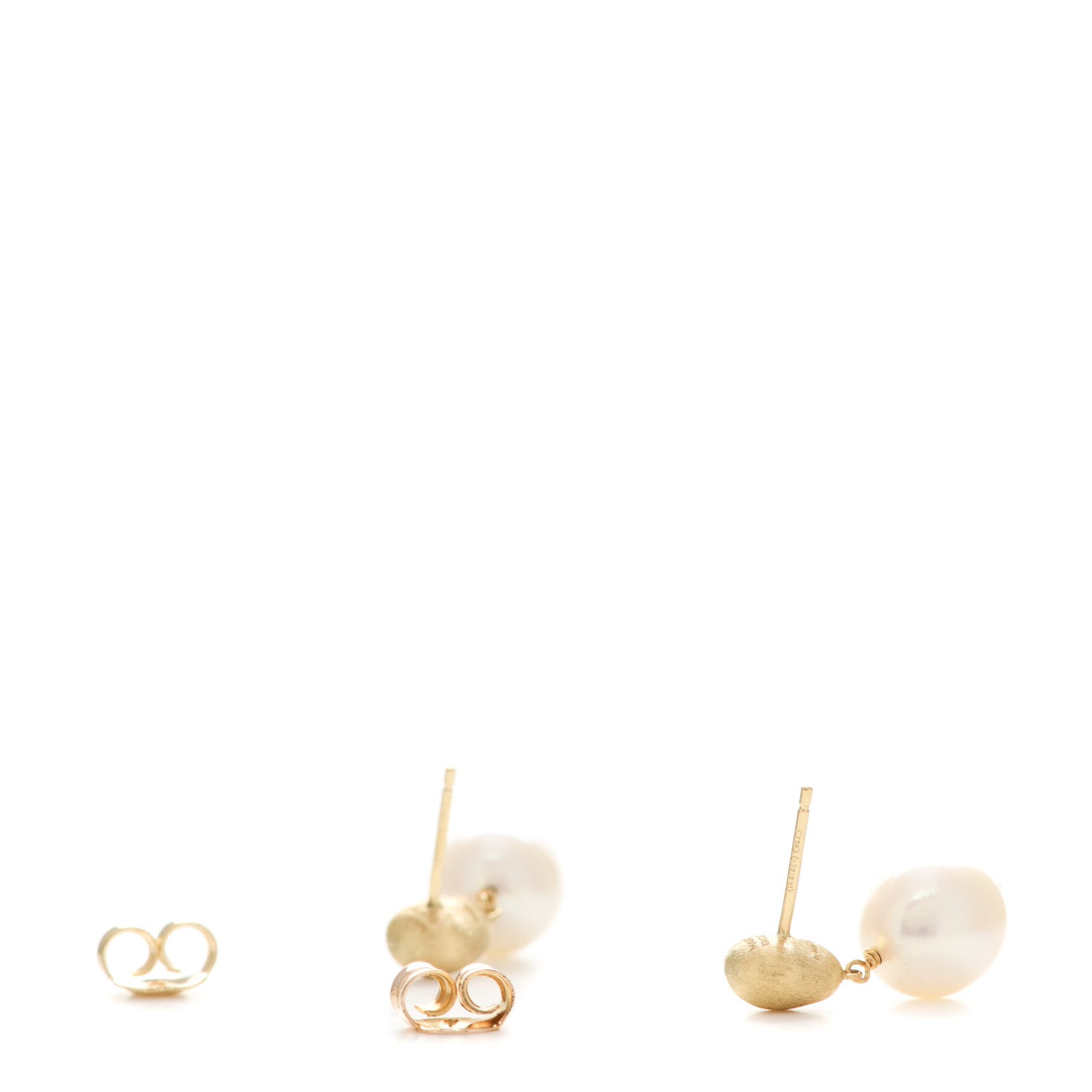 Marco Bicego 18K Yellow Gold Pearl Africa Drop Earrings 3 of 5