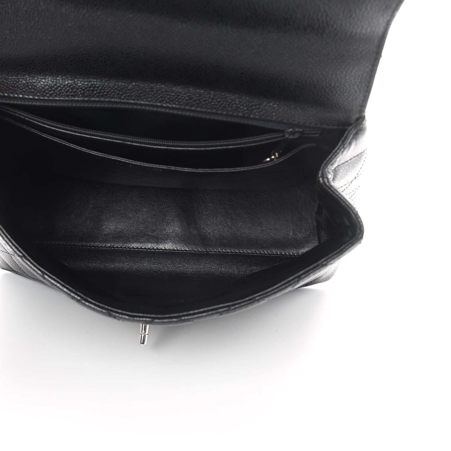 Chanel Caviar Quilted Jumbo Kelly Flap Black 5 of 12