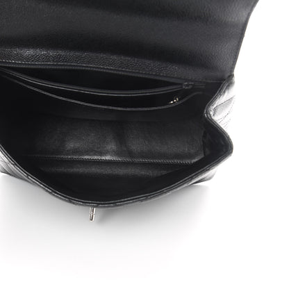 Chanel Caviar Quilted Jumbo Kelly Flap Black 5 of 12