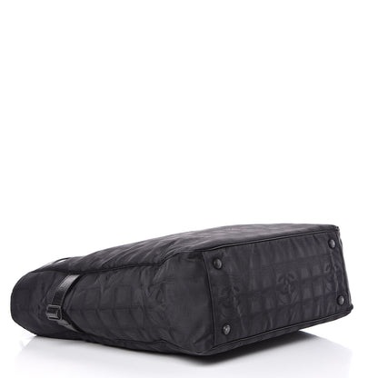 Chanel Nylon Large Travel Tote Black 4 of 14