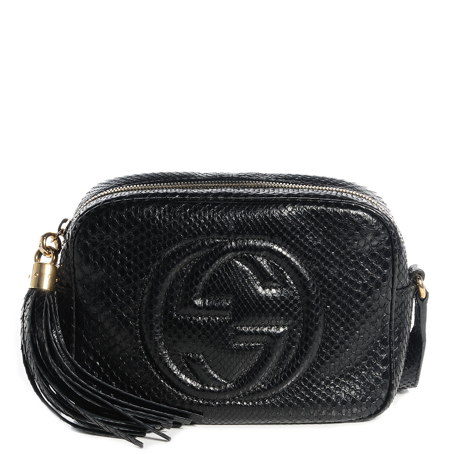 Gucci Python Small Soho Disco Bag Black 1 of 6