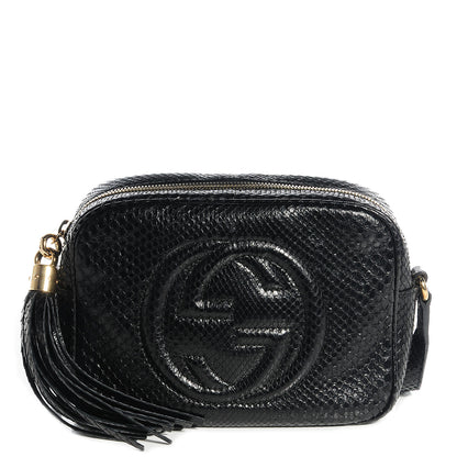 Gucci Python Small Soho Disco Bag Black 1 of 6